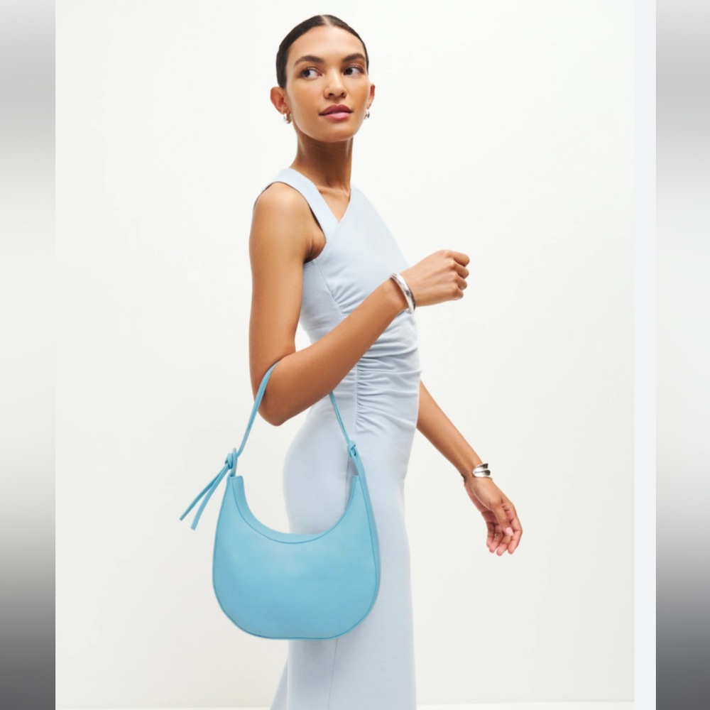 Reformation Medium Rosetta Shoulder Bag in Daylight Blue EUC